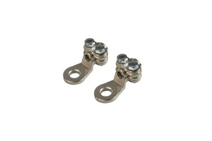 Ακροδεκτες Καλωδιων Μπαταριας 25mm²ΜΕ Τρυπα 8mm Με Πλακα Συσφιξης 2ΤΕΜ