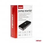 Εκκινητης Μπαταριας - Starter Powerbank 12V 4000mAh 800AΜΕ Οθονη Lcd & Ασυρματη Φορτιση Αμιο - 1 τεμ.