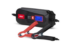 Amio - Φορτιστής Μπαταρίας Ψηφιακός DBC-5A Sla Flp Τάση Λειτουργίας 6/12V Ένταση Ρεύματος 5A Για Επιβατικά Αυτοκίνητα Και Μοτοσυκλέτες - 1 τεμ. (04522/AM)