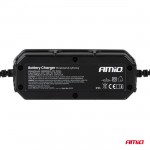 Amio - Φορτιστής Μπαταρίας Ψηφιακός DBC-5A Sla Flp Τάση Λειτουργίας 6/12V Ένταση Ρεύματος 5A Για Επιβατικά Αυτοκίνητα Και Μοτοσυκλέτες - 1 τεμ. (04522/AM)