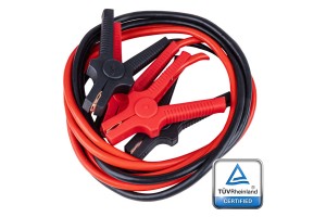 Amio - Καλώδια Φόρτισης Μπαταρίας (Ρευματοδότες) Τάση Λειτουργίας 12-24V Ένταση Ρεύματος 350A Μήκος 3,5m Με Πιστοποίηση Tuv Για Επιβατικά Αυτοκίνητα Και Φορτηγά - 1 Σετ (04594/AM)