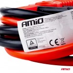 Amio - Καλώδια Φόρτισης Μπαταρίας (Ρευματοδότες) Τάση Λειτουργίας 12-24V Ένταση Ρεύματος 480A Μήκος 4,5m Με Πιστοποίηση Tuv Για Επιβατικά Αυτοκίνητα Και Φορτηγά - 1 Σετ (04595/AM)