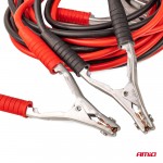 Amio - Καλώδια Φόρτισης Μπαταρίας (Ρευματοδότες) Τάση Λειτουργίας 12-24V Ένταση Ρεύματος 1200A Μήκος 6m Από 99,9% Χαλκό Για Επιβατικά Αυτοκίνητα Και Φορτηγά - 1 Σετ (04822/AM)