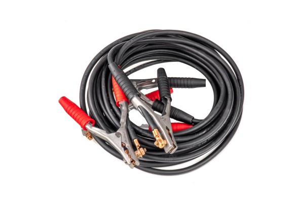 Amio - Καλώδια Φόρτισης Μπαταρίας (Ρευματοδότες) Pro Τάση Λειτουργίας 12-24V Ένταση Ρεύματος 1200A Μήκος 6m Από 99,9% Χαλκό Για Επιβατικά Αυτοκίνητα Και Φορτηγά - 1 Σετ (04823/AM)