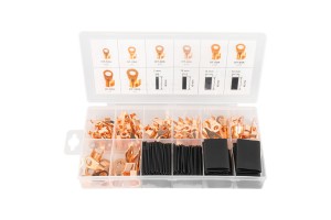 ΦΙΣΑΚΙΑ/ΣΥΝΔΕΣΜΟΙ/ΑΚΡΟΔΕΚΤΕΣ Καλωδιων & Θερμοσυστελλομενοι ΣΩΛΗΝΕΣ/ΜΟΝΩΤΙΚΑ Καλωδιων Amio - 90 τεμ.