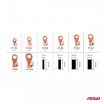 ΦΙΣΑΚΙΑ/ΣΥΝΔΕΣΜΟΙ/ΑΚΡΟΔΕΚΤΕΣ Καλωδιων & Θερμοσυστελλομενοι ΣΩΛΗΝΕΣ/ΜΟΝΩΤΙΚΑ Καλωδιων Amio - 90 τεμ.