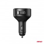Φορτιστης Αναπτηρα 12/24V Με 1 Θυρα USB-C 60W 5V/3A Ταχειας Φορτισης Με Ενσωματομενο Καλωδιο USB-C Αμιο - 1 ΤΕΜ.