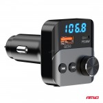 Amio - Fm Transmitter Αναπτήρα Τύπου FMT01 Τάση Λειτουργίας Για Επιβατικά Αυτοκίνητα Και Φορτηγά Με 1xUSB Type-A Και 1xUSB Type-C Για Επιβατικά Αυτοκίνητα Και Φορτηγά - 1 τεμ. (04647/AM) Amio - Fm Transmitter Αναπτήρα Τύπου FMT01 Τάση Λειτουργίας Για Επιβατικά Αυτοκίνητα Και Φορτηγά Με 1xUSB Type-A Και 1xUSB Type-C Για Επιβατικά Αυτοκίνητα Και Φορτηγά - 1 τεμ. (04647/AM)