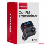 Amio - Fm Transmitter Αναπτήρα Τύπου FMT01 Τάση Λειτουργίας Για Επιβατικά Αυτοκίνητα Και Φορτηγά Με 1xUSB Type-A Και 1xUSB Type-C Για Επιβατικά Αυτοκίνητα Και Φορτηγά - 1 τεμ. (04647/AM) Amio - Fm Transmitter Αναπτήρα Τύπου FMT01 Τάση Λειτουργίας Για Επιβατικά Αυτοκίνητα Και Φορτηγά Με 1xUSB Type-A Και 1xUSB Type-C Για Επιβατικά Αυτοκίνητα Και Φορτηγά - 1 τεμ. (04647/AM)