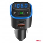Amio - Fm Transmitter Αυτοκινήτου 12/24V Με 1xUSB Type-A Και 2xUSB Type-C - 1 τεμ. (04651/AM) Amio - Fm Transmitter Αυτοκινήτου 12/24V Με 1xUSB Type-A Και 2xUSB Type-C - 1 τεμ. (04651/AM)