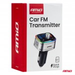 Amio - Fm Transmitter Αυτοκινήτου 12/24V Με 1xUSB Type-C Και Υποδοχή Microsd - 1 τεμ. (04652/AM) Amio - Fm Transmitter Αυτοκινήτου 12/24V Με 1xUSB Type-C Και Υποδοχή Microsd - 1 τεμ. (04652/AM)