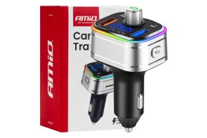 Amio - Fm Transmitter Αυτοκινήτου 12/24V Με 1xUSB Type-C Και Υποδοχή Microsd - 1 τεμ. (04652/AM)
