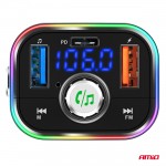 Amio - Fm Transmitter Αυτοκινήτου 12/24V Με 1xUSB Type-C Και Υποδοχή Microsd - 1 τεμ. (04652/AM) Amio - Fm Transmitter Αυτοκινήτου 12/24V Με 1xUSB Type-C Και Υποδοχή Microsd - 1 τεμ. (04652/AM)
