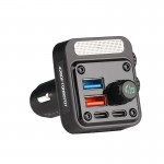 Fm Transmitter Αναπτηρα 12V Με Bluetooth OFT-4260BT Φορτιστη Usb TYPE-A + Usb TYPE-C Osio