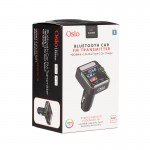 Fm Transmitter Αναπτηρα 12V Με Bluetooth OFT-4260BT Φορτιστη Usb TYPE-A + Usb TYPE-C Osio