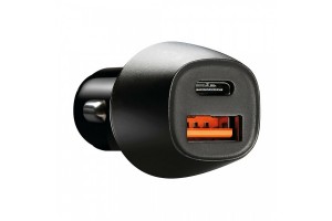 Φορτιστης Αναπτηρα Με 2 Θυρες Usb Type A+ Type C 12/24V 18W Ultra Fast Charger