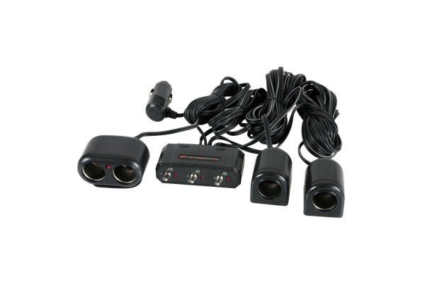 Πολυπριζο Αναπτηρα Με 4 Αποσπωμενες Πριζες