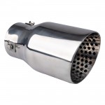 Ακρο (ΜΠΟΥΚΑ) Εξατμισης MT-026 Akr Χρωμιο Φ43-62 165x89mm Amio - 1 τεμ.