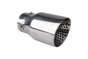 Ακρο (ΜΠΟΥΚΑ) Εξατμισης MT-026 Akr Χρωμιο Φ43-62 165x89mm Amio - 1 τεμ.