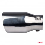Ακρο (ΜΠΟΥΚΑ) Εξατμισης MT-026 Akr Χρωμιο Φ43-62 165x89mm Amio - 1 τεμ.