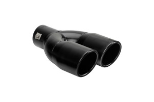 Ακρο (ΜΠΟΥΚΑ) Εξατμισης Διπλη Οβαλ Μαυρη TS-73 37>60mm (ΜΗΚΟΣ: 228mm / ΦΑΡΔΟΣ: 163mm) Lampa - 1 TEM.