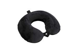 Μαξιλαρι Ταξιδιου Αυχενα Memory Foam Μαυρο MEMORY-WRAP Lampa - 1 ΤΕΜ.