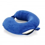 Μαξιλαρι Ταξιδιου Αυχενα Memory Foam Μπλε MEMORY-WRAP Lampa - 1 ΤΕΜ.