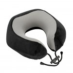 Μαξιλαρι Ταξιδιου Αυχενα Εργονομικο Memory Foam ΜΑΥΡΟ/ΓΚΡΙ NECK-LUXE Lampa - 1 ΤΕΜ.