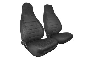 Καλυμματα Καθισματων Travel Entire Για Τροχοσπιτο Σε Μαυρο Χρωμα Με Πλεξη Ζακαρ 2ΤΕΜ.