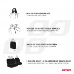 Amio - Καλύμματα Καθισμάτων Τύπου SC-01 Γκρι Για Φορτηγά - 3 τεμ. (04601/AM) Amio - Καλύμματα Καθισμάτων Τύπου SC-01 Γκρι Για Φορτηγά - 3 τεμ. (04601/AM)