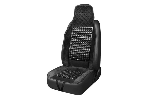 Amio - Κάλυμμα Καθίσματος Αντιιδρωτικό Με Χάντρες & Στήριξη Μέσης 45×120cm Μαύρο – Universal CSM-16 - 1 Τεμ. (04429/AM) Amio - Κάλυμμα Καθίσματος Αντιιδρωτικό Με Χάντρες & Στήριξη Μέσης 45×120cm Μαύρο – Universal CSM-16 - 1 Τεμ. (04429/AM)