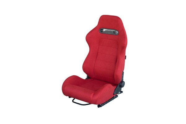 Καθισμα Miky Red Ανακλινομενο Κοκκινο Βελουδο (ΧΩΡΙΣ ΣΙΔΗΡΟΔΡΟΜΟ)​ Simoni Racing - 1 Tem