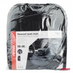 Πλατοκαθισμα Θερμαινομενο 12V 98x48cm Αφρωδες Υλικο Και Υφασμα Μαυρο Amio - 1 τεμ.