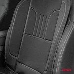 Πλατοκαθισμα Θερμαινομενο 12V 98x48cm Αφρωδες Υλικο Και Υφασμα Μαυρο Amio - 1 τεμ.