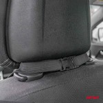 Πλατοκαθισμα Θερμαινομενο 12V 98x48cm Αφρωδες Υλικο Και Υφασμα Μαυρο Amio - 1 τεμ.