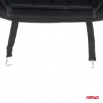 Πλατοκαθισμα Θερμαινομενο 12V 98x48cm Αφρωδες Υλικο Και Υφασμα Μαυρο Amio - 1 τεμ.
