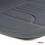Πλατοκαθισμα Θερμαινομενο 12V 98x48cm Αφρωδες Υλικο Και Υφασμα Μαυρο Amio - 1 τεμ.