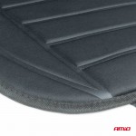 Πλατοκαθισμα Θερμαινομενο 12V 98x50cm Αφρωδες Υλικο Και Υφασμα Μαυρο Amio - 1 ΤΕΜ.