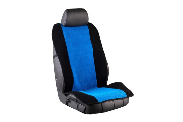 Race Axion - Πλατοκαθίσματα Για Εμπρόσθια Καθίσματα Με Universal Εφαρμογή Από Πετσέτα (70% Βαμβάκι / 30% Πολυεστέρας) Σε Δίχρωμο Μαύρο Μπλε - 2 Τεμ. (PLAT.60014-RXLY)