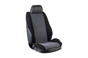 Race Axion - Πλατοκαθίσματα Για Εμπρόσθια Καθίσματα Με Universal Εφαρμογή Από Πετσέτα (70% Βαμβάκι / 30% Πολυεστέρας) Σε Δίχρωμο Μαύρο Γκρι - 2 Τεμ. (PLAT.60015-RXLY)