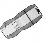 Race Axion - Πλατοκαθίσματα Για Εμπρόσθια Καθίσματα Με Universal Εφαρμογή Από Πετσέτα (70% Βαμβάκι / 30% Πολυεστέρας) Σε Δίχρωμο Μαύρο Γκρι - 2 Τεμ. (PLAT.60015-RXLY)