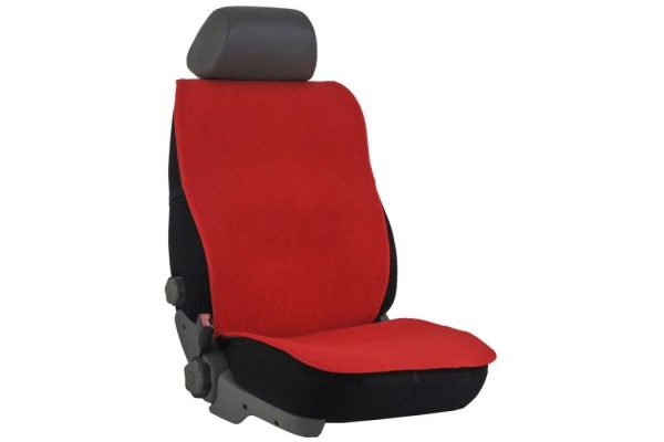 Race Axion - Πλατοκαθίσματα Για Εμπρόσθια Καθίσματα Με Universal Εφαρμογή Από Πετσέτα (70% Βαμβάκι / 30% Πολυεστέρας) Σε Κόκκινο Χρώμα - 2 Τεμ. (PLAT.60019-RXLY)