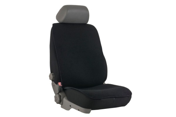 Race Axion - Πλατοκαθίσματα Για Εμπρόσθια Καθίσματα Με Universal Εφαρμογή Από Πετσέτα (70% Βαμβάκι / 30% Πολυεστέρας) Σε Μαύρο Χρώμα - 2 Τεμ. (PLAT.60020-RXLY)