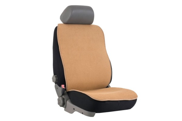 Race Axion - Πλατοκαθίσματα Για Εμπρόσθια Καθίσματα Με Universal Εφαρμογή Από Πετσέτα (70% Βαμβάκι / 30% Πολυεστέρας) Σε Μπεζ Χρώμα - 2 Τεμ. (PLAT.60021-RXLY)