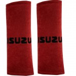 Isuzu ​ΜΑΞΙΛΑΡΑΚΙΑ Για Ζωνη Ασφαλειας 21 X 7,5 Cm Σε Κοκκινο Χρωμα Με Μαυρο Logo - 2 ΤΕΜ.