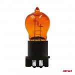 Amio - Λάμπα Αλογόνου PWY24W 12V 24W Amber (Πορτοκαλί) Βάση WP3.3x14.5-4 Για Φλας- 1 τεμ.(04410/AM)