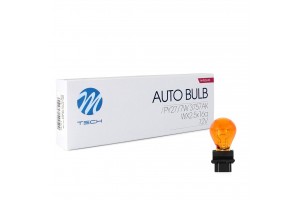 PY27/7W 12V WX2,5x16q Πορτοκαλι Αλογονου Κουτι M-TECH -10 ΤΕΜ.