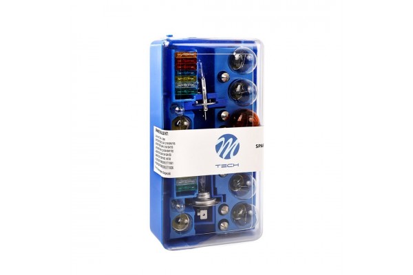 H1+H7 24V Ανταλλακτικο Κιτ Σε Πλαστικο Κουτι M-TECH - 18 τεμ.
