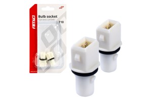 ΦΙΣΑ/ΠΡΙΖΑ 12/24V 2 Επαφων Για Λαμπες T10 /W5W/ W3W /W16W Χωρις Καλωδιο Amio - 2 ΤΕΜ. ΦΙΣΑ/ΠΡΙΖΑ 12/24V 2 Επαφων Για Λαμπες T10 /W5W/ W3W /W16W Χωρις Καλωδιο Amio - 2 ΤΕΜ.