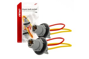 Φισα 12/24V Για Λαμπες T15/W5W/W16WME Καλωδιο Αμιο - 2 ΤΕΜ. Φισα 12/24V Για Λαμπες T15/W5W/W16WME Καλωδιο Αμιο - 2 ΤΕΜ.